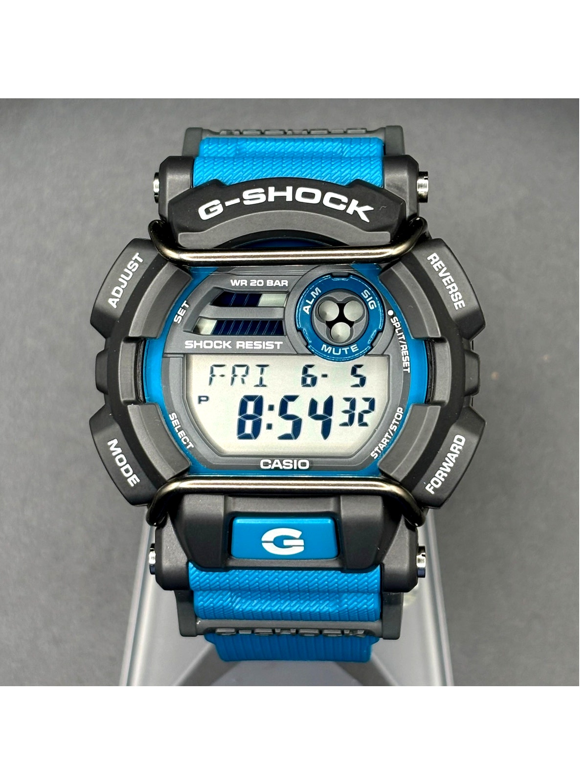 Casio G-Shock Gd-400-2 Blue Gray Digital World Time Men's Watch Discontinued